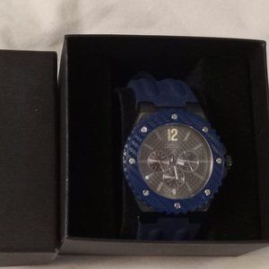 Guess Men’s Quartz Watch Overdrive With Plastic Strap